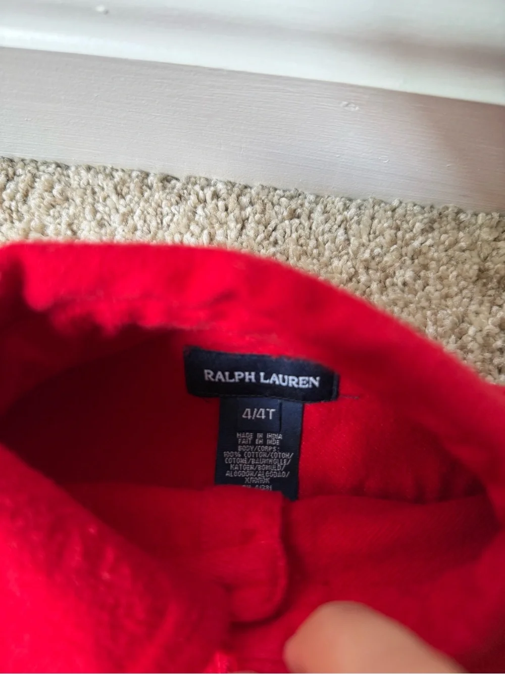 Ralph Lauren soft red